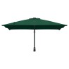 Parasol mural de jardin vert 247 cm 