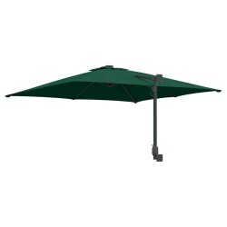 Parasol mural de jardin vert 247 cm 