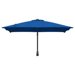 Parasol de jardin mural bleu azur 247 cm 