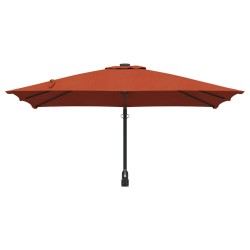 Parasol de jardin mural terracotta 247 cm 