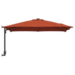 Parasol de jardin mural terracotta 247 cm 