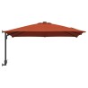 Parasol de jardin mural terracotta 247 cm 