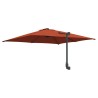 Parasol de jardin mural terracotta 247 cm 