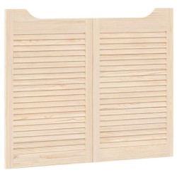 Portes battantes à persiennes 2paires 80x100 cm bois massif Pin 