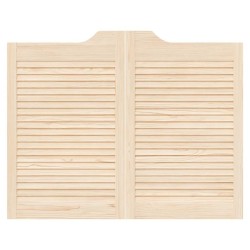 Portes battantes à persiennes 2paires 80x100 cm bois massif Pin 