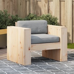 Canapé de jardin 79x60x62 cm bois de pin massif 