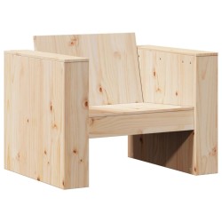 Canapé de jardin 79x60x62 cm bois de pin massif 