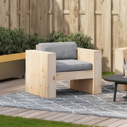 Canapé de jardin 79x60x62 cm bois de pin massif 