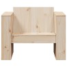 Canapé de jardin 79x60x62 cm bois de pin massif 