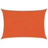 Voile d'ombrage 160 g/m² Orange 3x4 m PEHD 