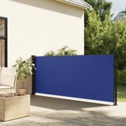 Auvent latéral rétractable bleu 100x300 cm 