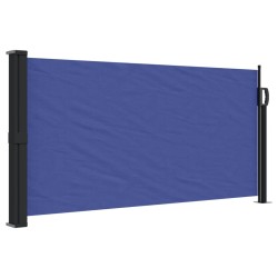 Auvent latéral rétractable bleu 100x300 cm 