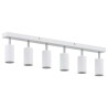 Projecteur plafond 6 voies ajustable blanc GU10 