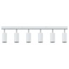 Projecteur plafond 6 voies ajustable blanc GU10 