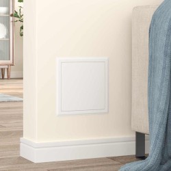 Panneau d'Accès 2 pcs Blanc 20 x 20 cm Acier 