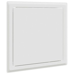 Panneau d'Accès 2 pcs Blanc 20 x 20 cm Acier 