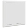 Panneau d'Accès 2 pcs Blanc 20 x 20 cm Acier 