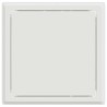 Panneau d'Accès 2 pcs Blanc 20 x 20 cm Acier 
