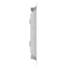 Panneau d'Accès 2 pcs Blanc 20 x 20 cm Acier 