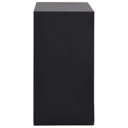 Boîte à bijoux 10 niveaux porte-montres noir 29x20,5x40,5 cm 