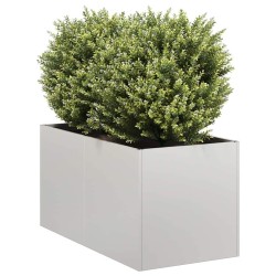 Jardinière 40x80x40 cm acier inoxydable 