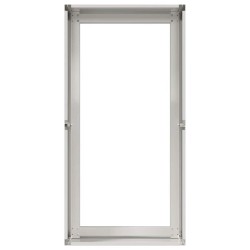 Jardinière 40x80x40 cm acier inoxydable 