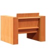 Canapé de jardin cire marron 79x60x62 cm bois de pin massif 