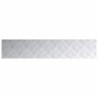 Plaques d'Aluminium en Damier 4 pcs Antidérapantes 100x20 cm 