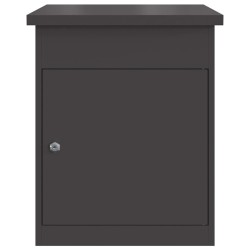Boîte de dépôt de colis Noir 44 x 35 x 59 cm Acier 