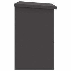 Boîte de dépôt de colis Noir 44 x 35 x 59 cm Acier 