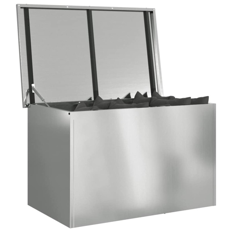 Boîte de Rangement Extérieure Argent 80 x 50.5 x 50 cm 