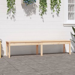 Banc de jardin à 2 places 203,5x44x45 cm bois massif de pin 