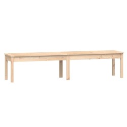 Banc de jardin à 2 places 203,5x44x45 cm bois massif de pin 