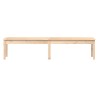 Banc de jardin à 2 places 203,5x44x45 cm bois massif de pin 