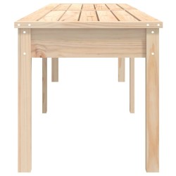 Banc de jardin à 2 places 203,5x44x45 cm bois massif de pin 
