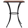 Table de bistro mosaïque Terre cuite 60 cm Céramique 