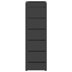 Porte-parapluie Noir Métal Moyen Rangement Porte-parapluie 