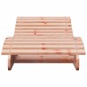 Chaise longue 205x60x31,5 cm bois massif de douglas 