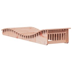 Chaise longue 205x60x31,5 cm bois massif de douglas 