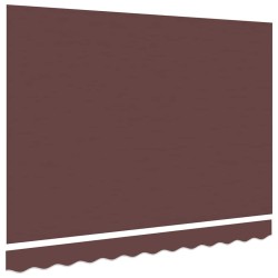 Tissu de remplacement pour auvent pour cadre de 3.5x2 m marron 