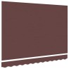 Tissu de remplacement pour auvent pour cadre de 3.5x2 m marron 
