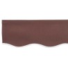 Tissu de remplacement pour auvent pour cadre de 3.5x2 m marron 