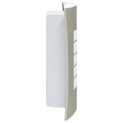 Appliques Murales Extérieures 2 pcs Argent Acier Inoxydable IP44 