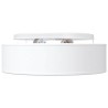 Plafonniers Encadrés Blanc Ø 38 cm Tissu E27 