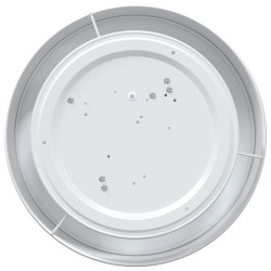 Plafonniers Encadrés Blanc Ø 38 cm Tissu E27 