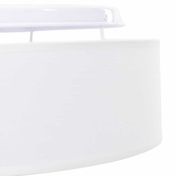 Plafonniers Encadrés Blanc Ø 38 cm Tissu E27 