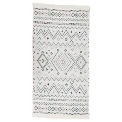 Tapis Beige et bleu 120x180 cm Coton 