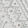 Tapis Beige et bleu 120x180 cm Coton 
