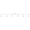 Projecteur plafond 6 voies réglable blanc GU10 