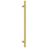 Poignées d'armoire 10 pcs doré 224 mm acier inoxydable 